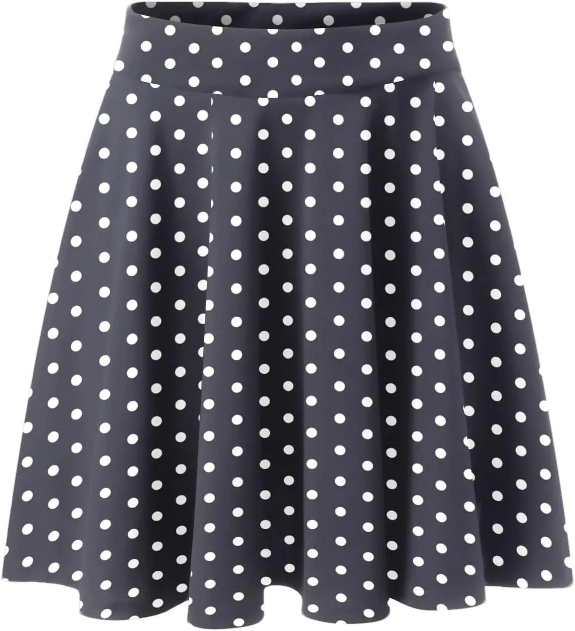 Beach Skirt for Summer Vacation Color Block Casual High Elastic Waist Pleated Knee Length Maxi Skirts for Women