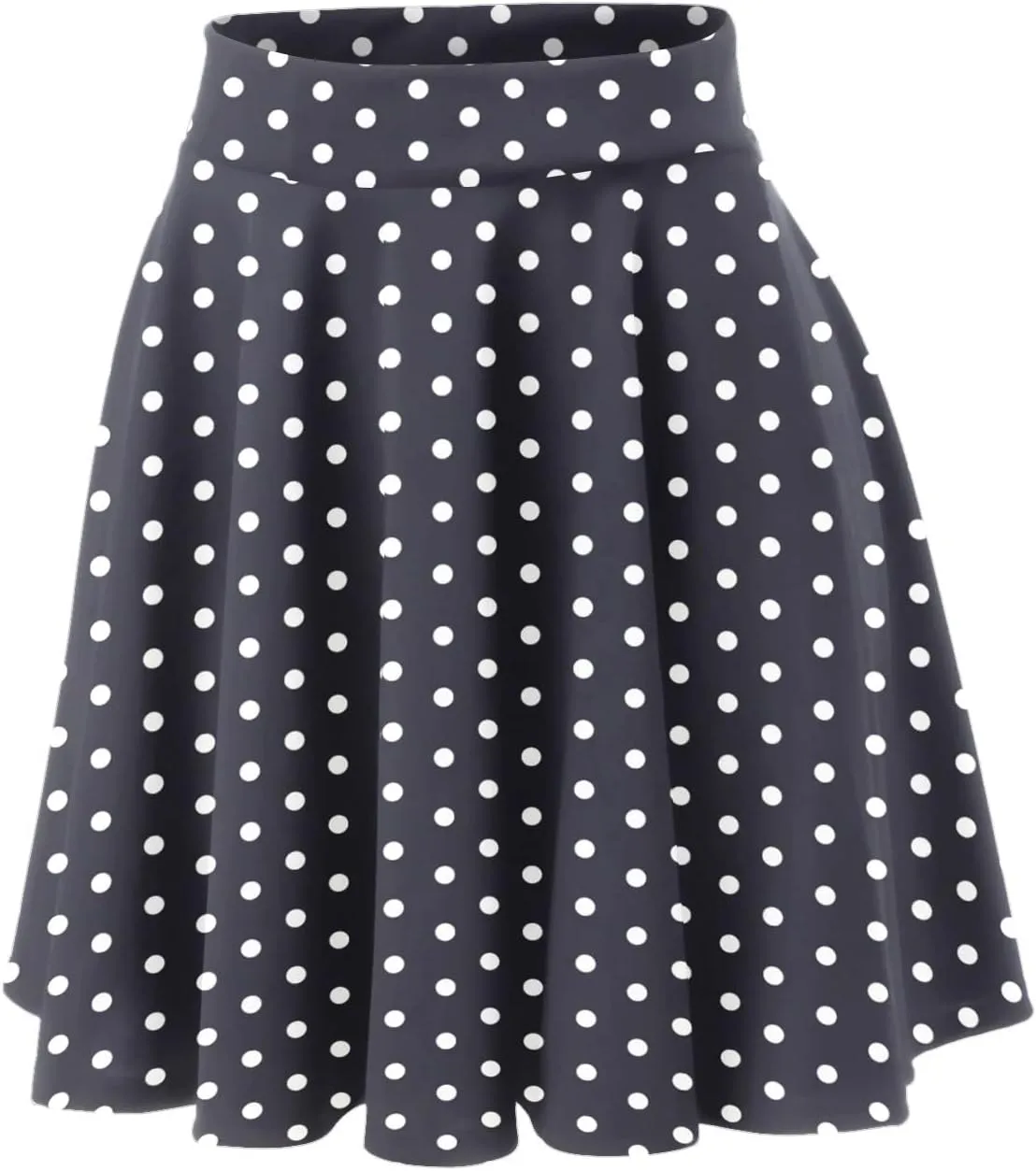 Beach Skirt for Summer Vacation Color Block Casual High Elastic Waist Pleated Knee Length Maxi Skirts for Women