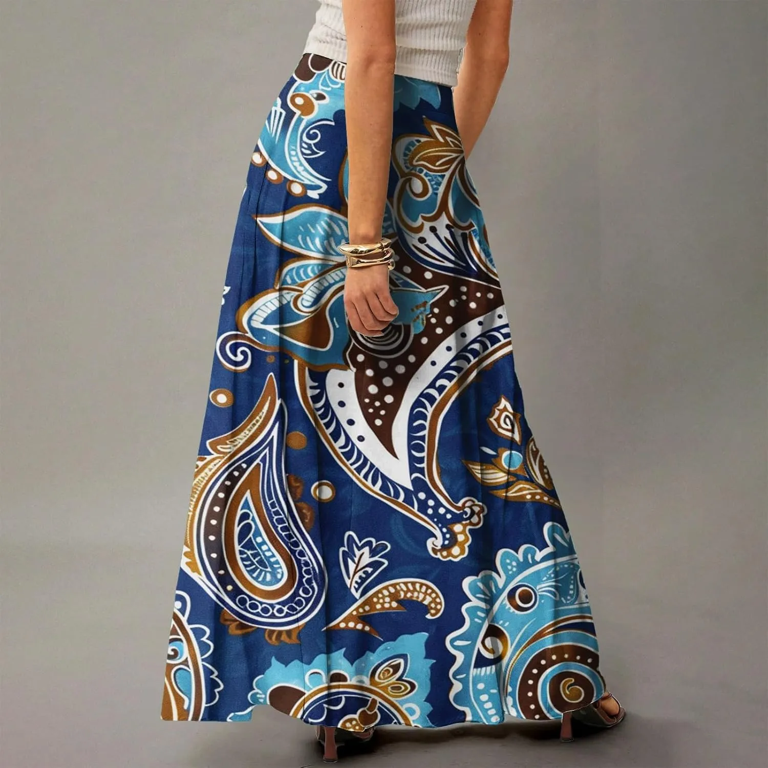 Beach Skirts for Women, Summer Elegantes Maxi Casual Trendy Womens Skirts