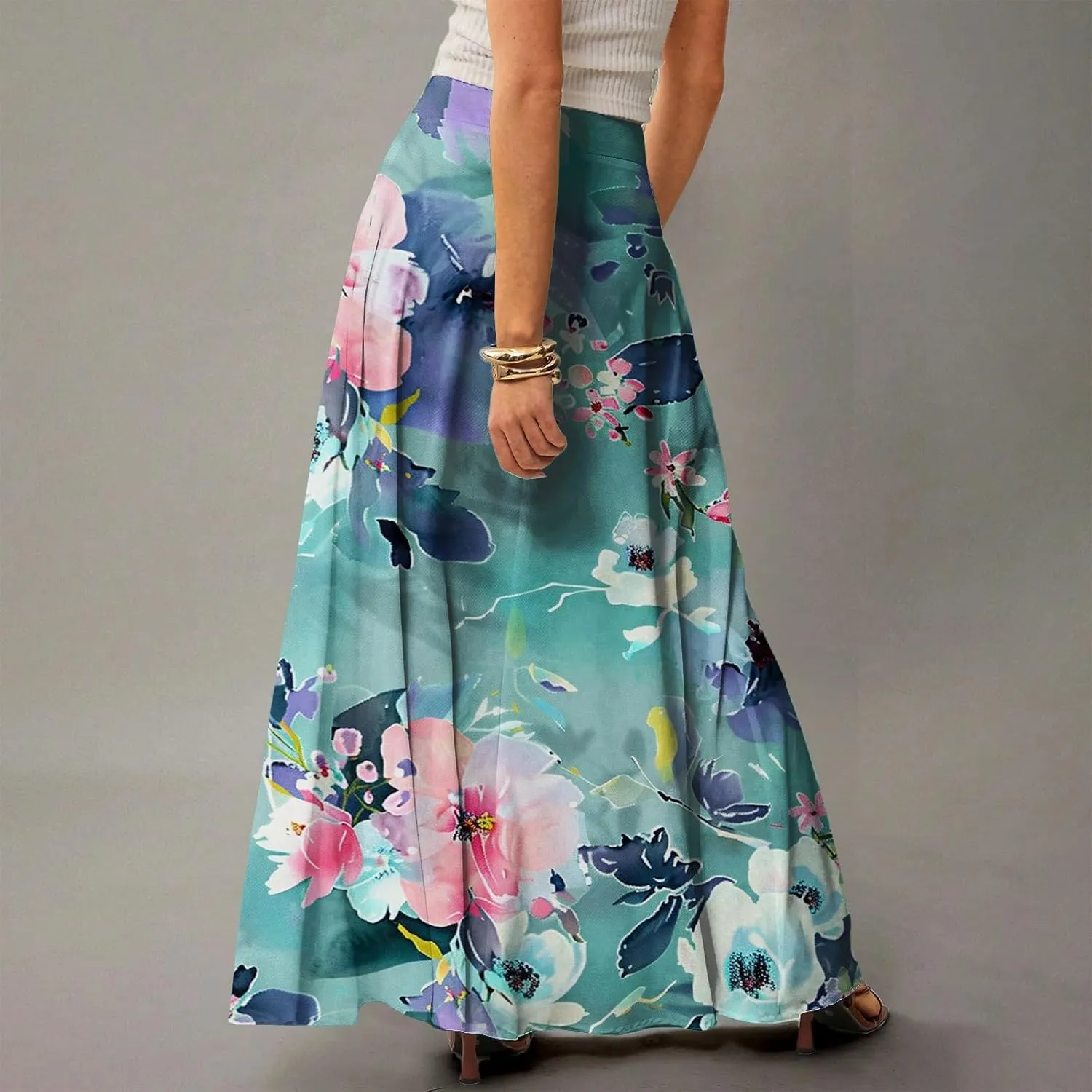 Beach Skirts for Women, Summer Elegantes Maxi Casual Trendy Womens Skirts