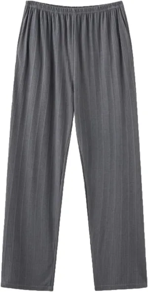 Cambkatl Men's Plaid Pajamas Bottoms Comfort Cotton Elastic Waist Drawstring Lounge Pants Casual Sweatpants with Pockets