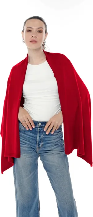 Cashmere Like Acrylic Knitted Dress Topper, Poncho Sweater,Shawl Wraps for Women Ultra Soft. Versatile Cape, Scarf