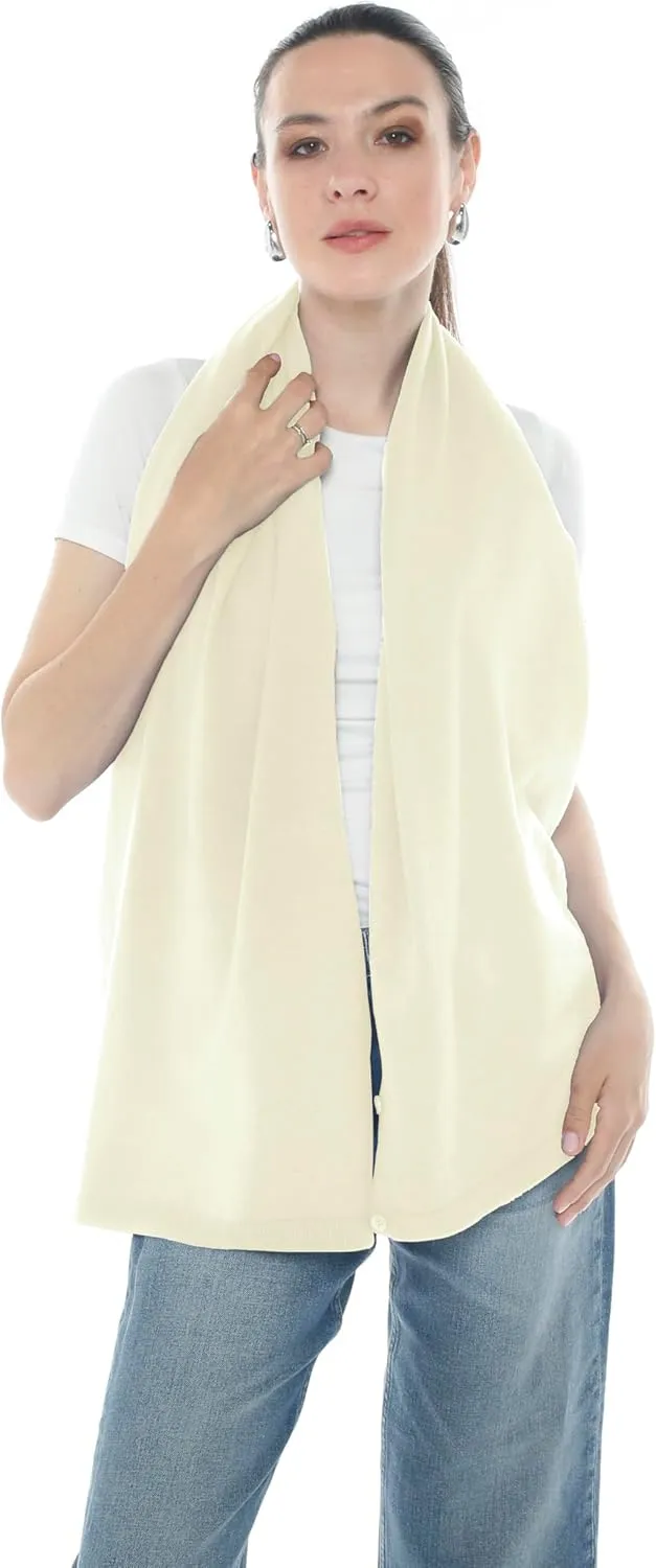 Cashmere Like Acrylic Knitted Dress Topper, Poncho Sweater,Shawl Wraps for Women Ultra Soft. Versatile Cape, Scarf