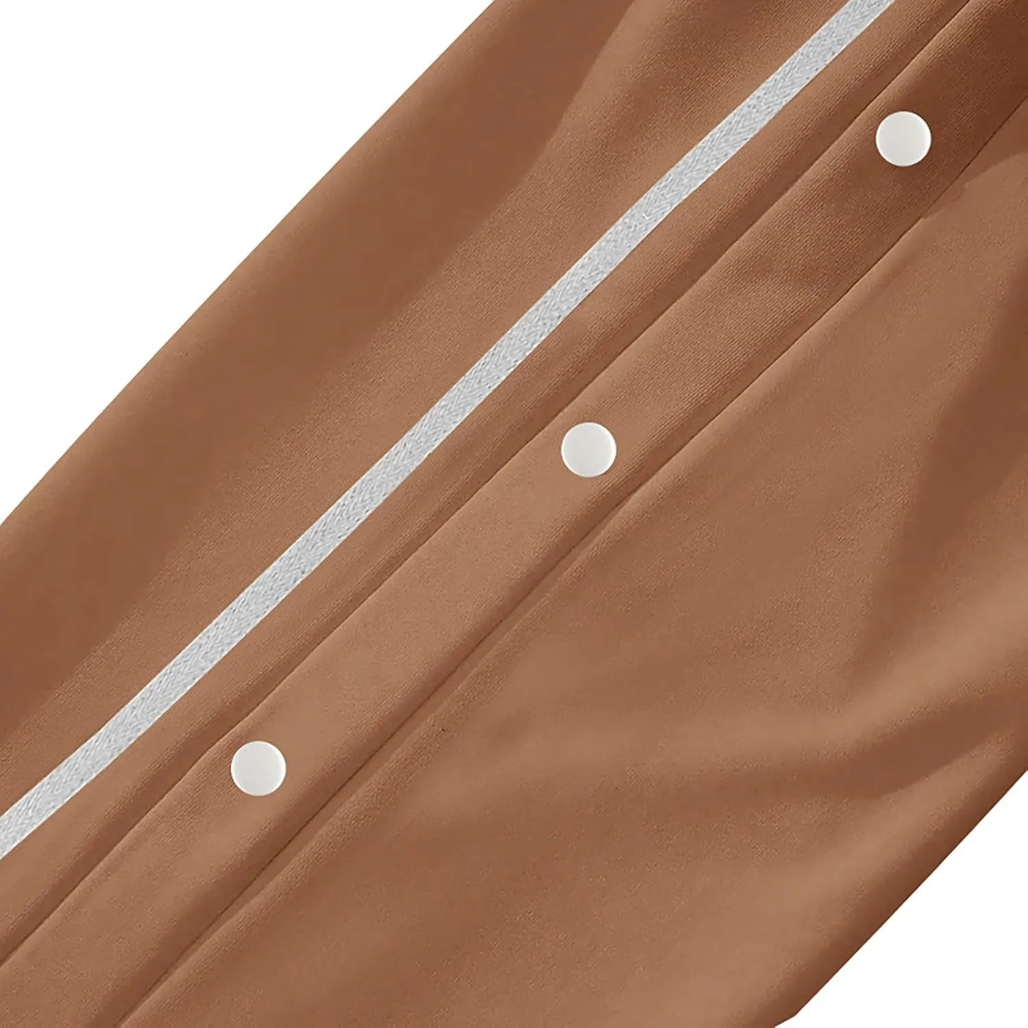 Casual Sweatpants for Men Side Button Elastic Waist Drawstring Active Running Jogging Pants Not Tear Away