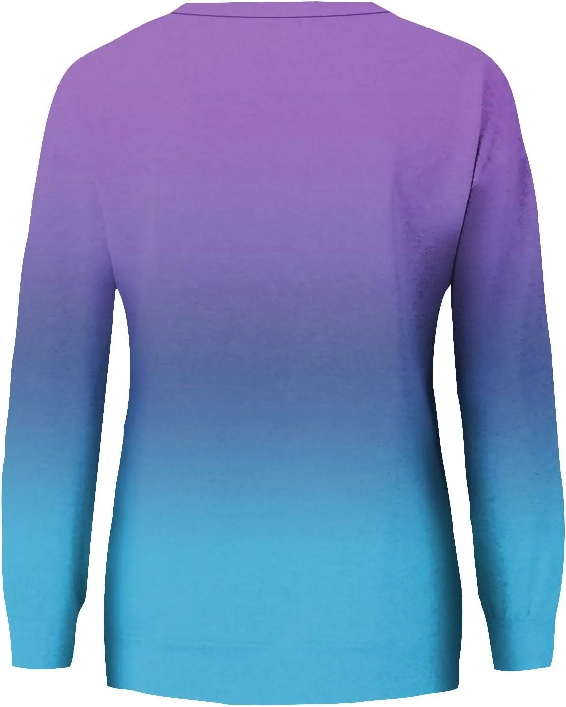 Cute Long Sleeve Tops For Women Work Crewneck Tops Fall Stretch Sweatshirts Floral Print T-Shirts Trendy