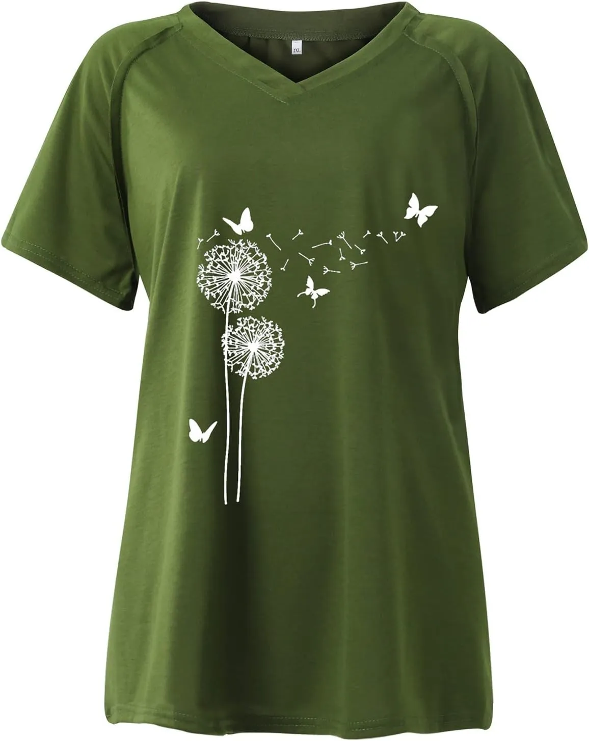 Cute Tops for Women Plus Size Sexy V Neck Blouses Dressy Casual Short Sleeve T Shirts Trendy Basic Oversized Tees
