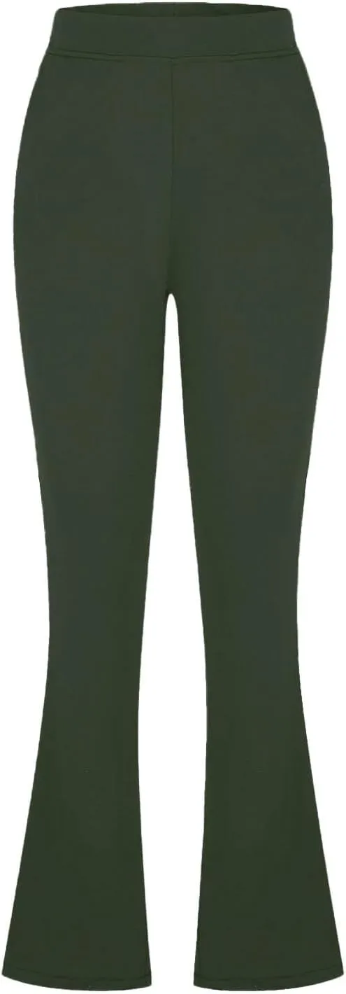 Dress Pants Women Business Casual Work Pants Women High Waist Stretchy Trousers Pull on Office Slacks Bottoms