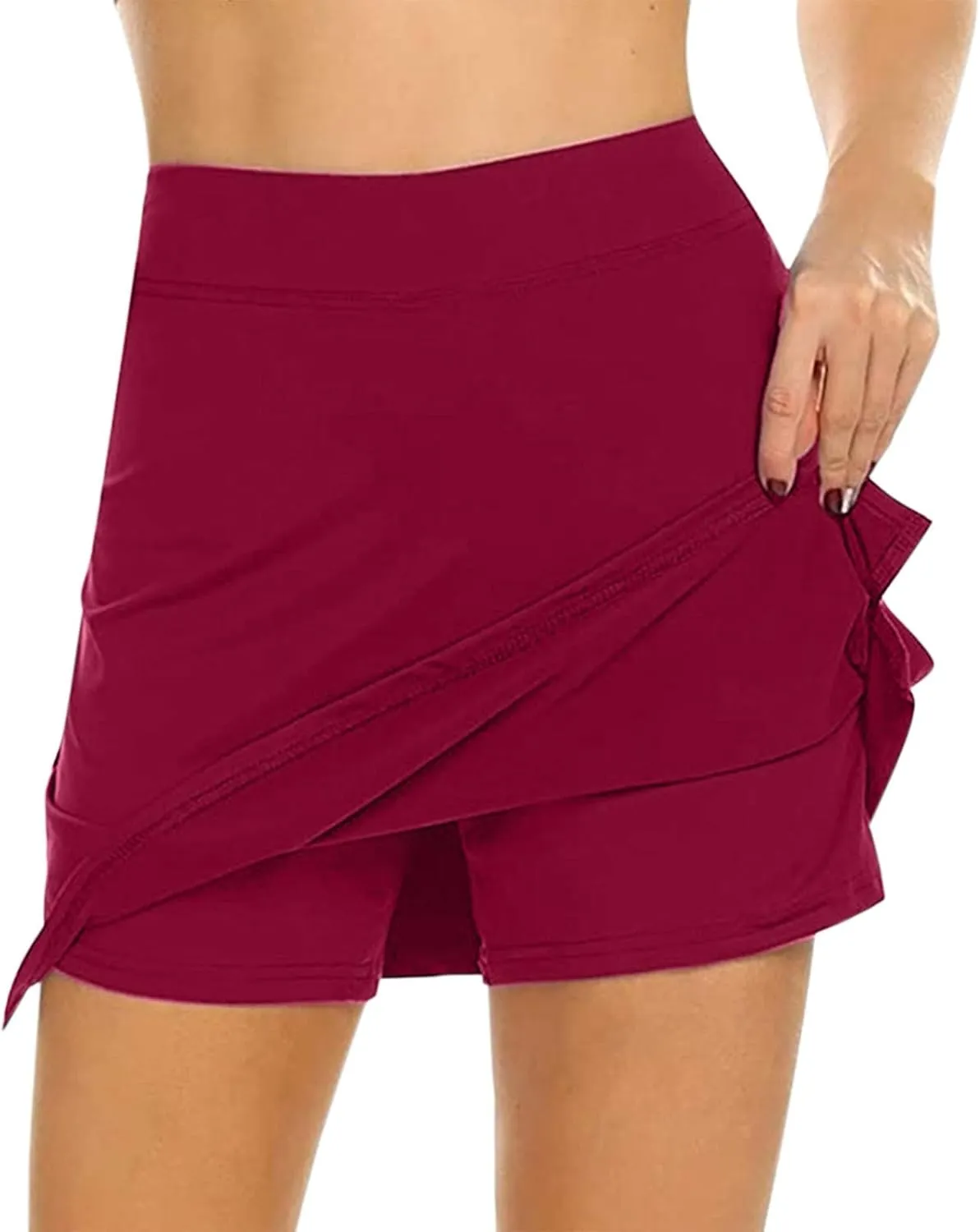 Golf Skirts Women High Waist Tennis Skirt Mini Athletic Skirts with Shorts Summer Short Skirt Workout Running Skirts