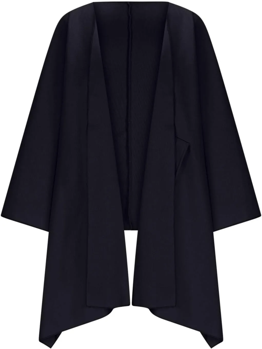 HGps8w Women's Wool Blend Shawls and Wraps, Stylish Oversized Open Front Poncho Cape Cardigan for Fall Winter