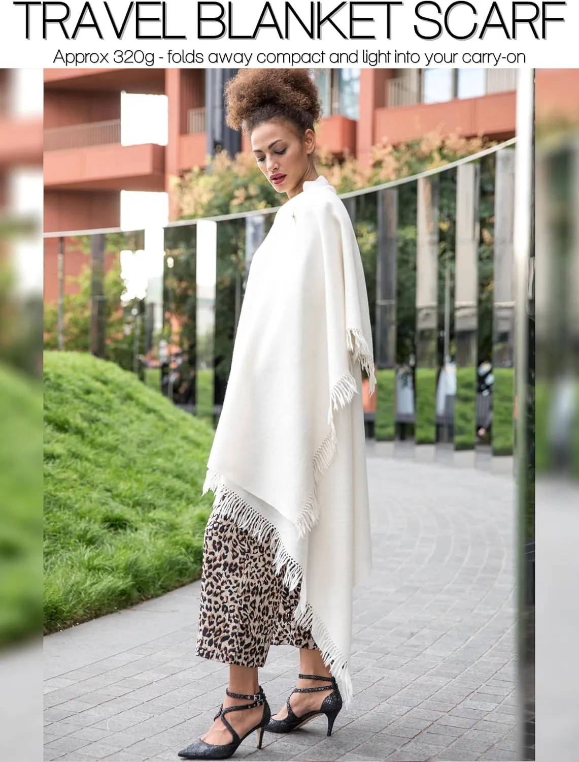 likemary Pashmina Shawls and Wraps - Large Merino Wool Blanket Scarf for Women - Handmade Travel, Meditation & Festival Wrap