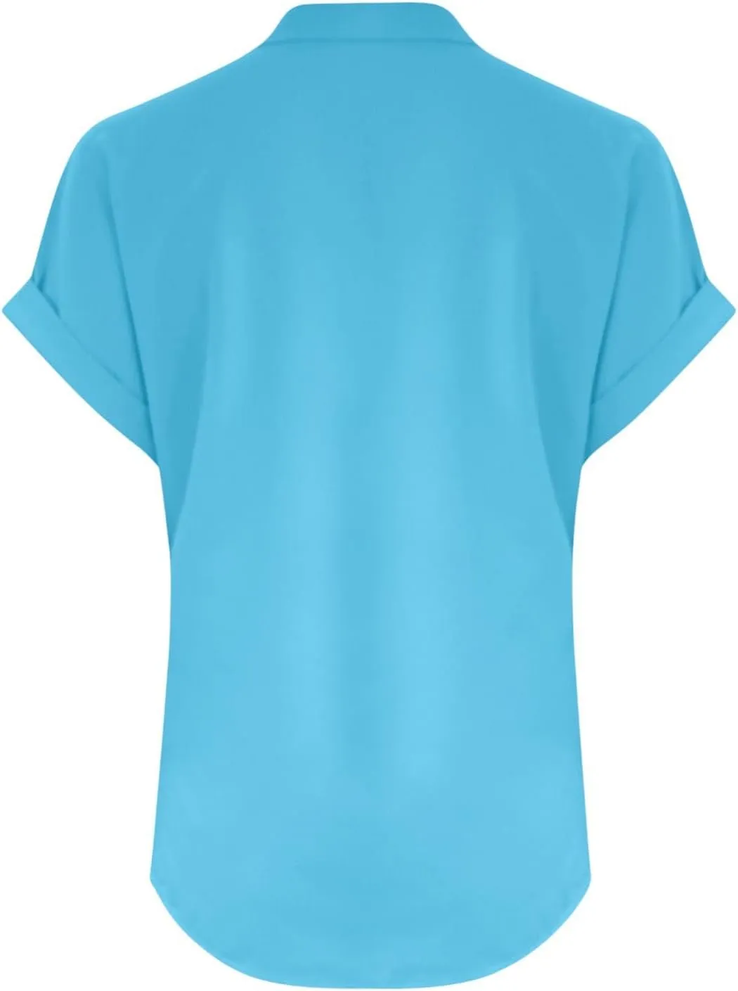 Linen Shirts for Women Summer Short Sleeve Linen Tops V Neck Button Down Shirts Plus Size Tops Dressy Shirt Blouses