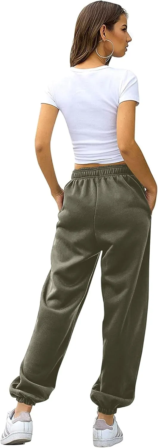 Love My Fashions Sweatpants Women Baggy High Waisted Casual Pajama Pants Jogger Fleece Bottoms Spring Outfits for Women 2025