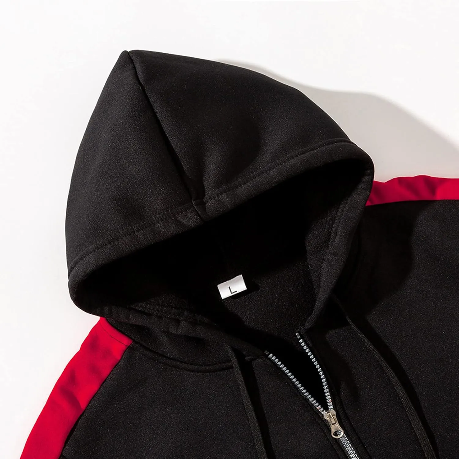 Men's 2 Pieces Tracksuits Running Sports Suits, Full Zip Hoodies Jackets & Drawstring Waistband Sweatpants Sweatsuits