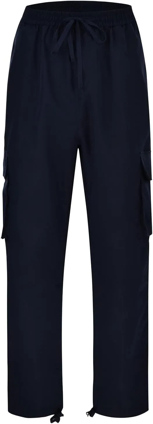 Men's Cargo Casual Sweatpants Multi-Pocket Durable Cargo Pants Casual Baggy Cargo Work Travel Pants Loose Fit Pants