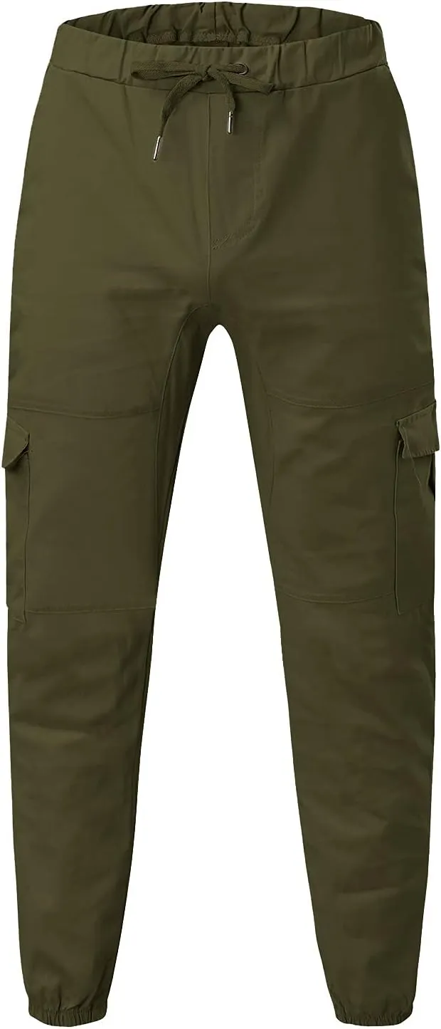 Mens Sweatpants with Pockets Big and Tall Cargo Pants Black Camo Cargo Pants Men All Season Fit Pant Casual All Solid