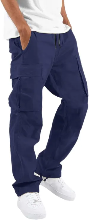 Mens Sweatpants with Pockets Big and Tall Pants Cargo Pants for Men Stretch Men's Regular Fleece Pants Winter Casual