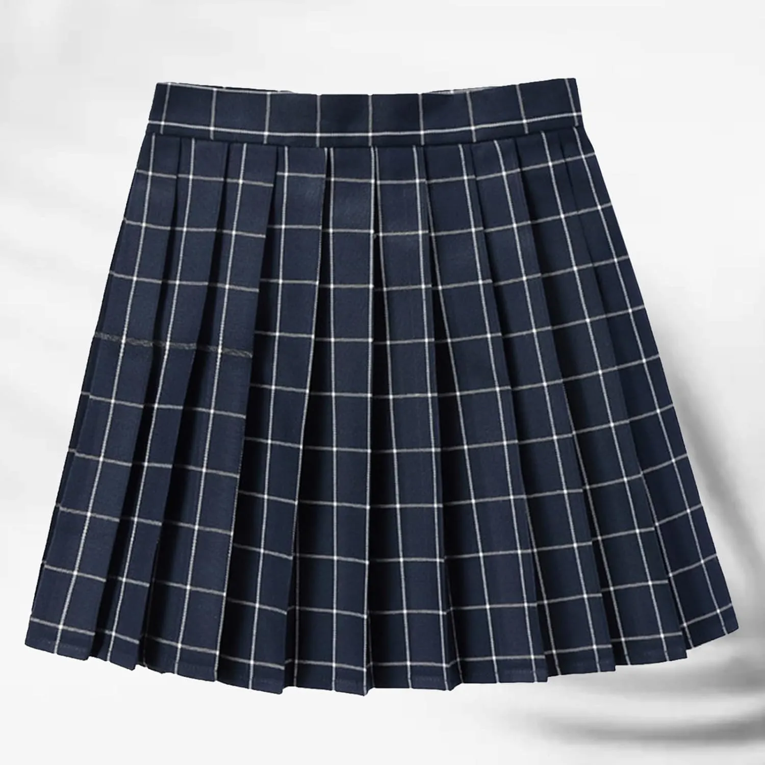 Mini Skirt Women's Casual Plaid Print High Waist Pleated A Line Mini Skirt Womens Summer Fashion Cute Skirt