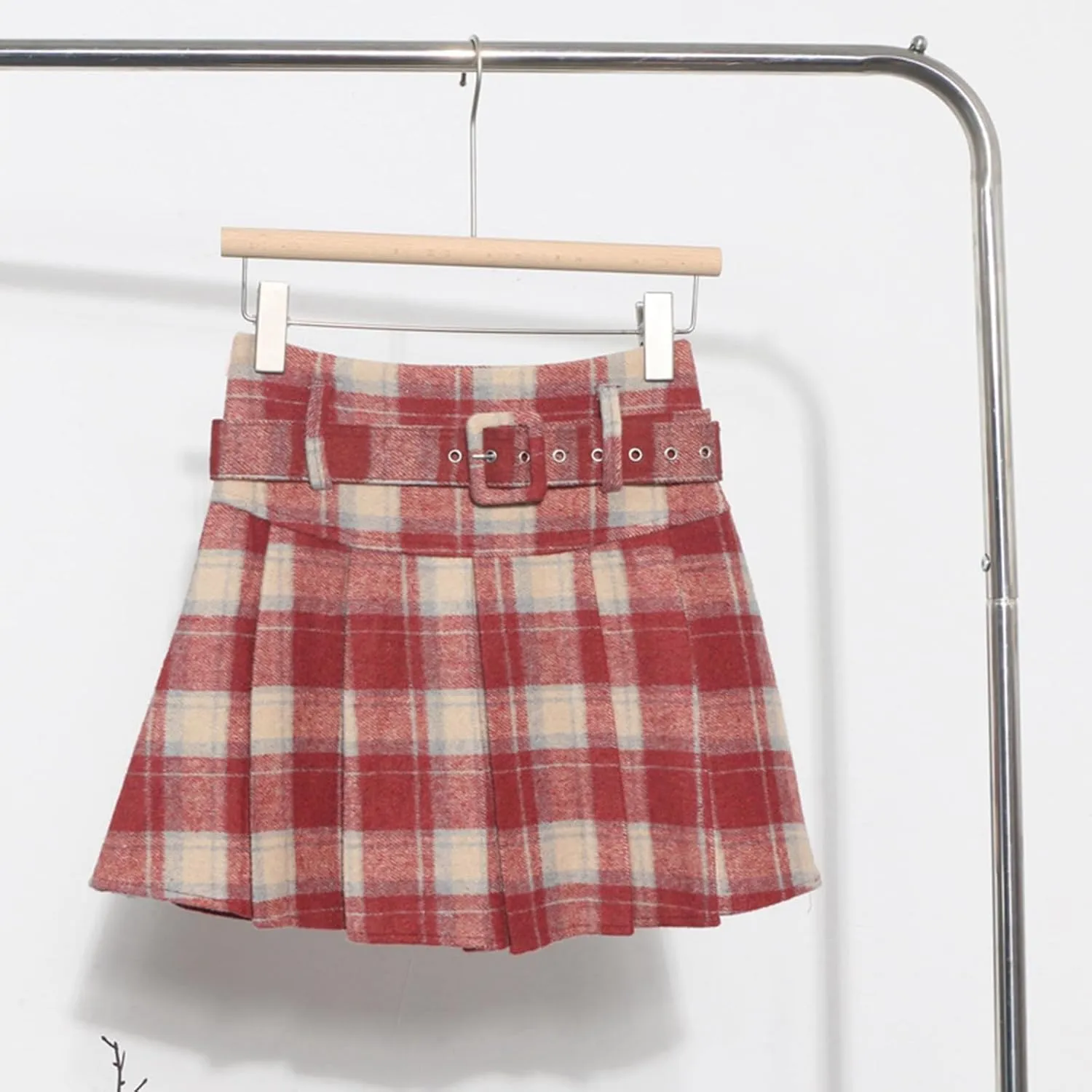 Pleated Skirts for Women High Waist A Line Skirts Plain Plaid Mini Skirts Casual Comfy Elegant Skirts Everydaywear