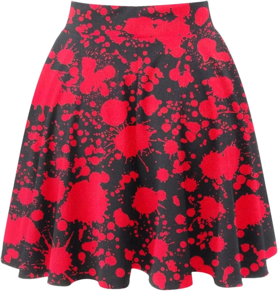 Pleated Skirts Womens Classic Daily Elegant Casual Mini Skirt Elastic High Waist Skirt Floral Print Skirts for