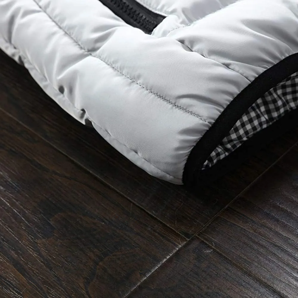 RTRDE Men's Puffer Vest Sleeveless Jacket Bubble Zipper Winter Outdoor Warm Water-Resistant Coat Vests Outerwear, S-5XL