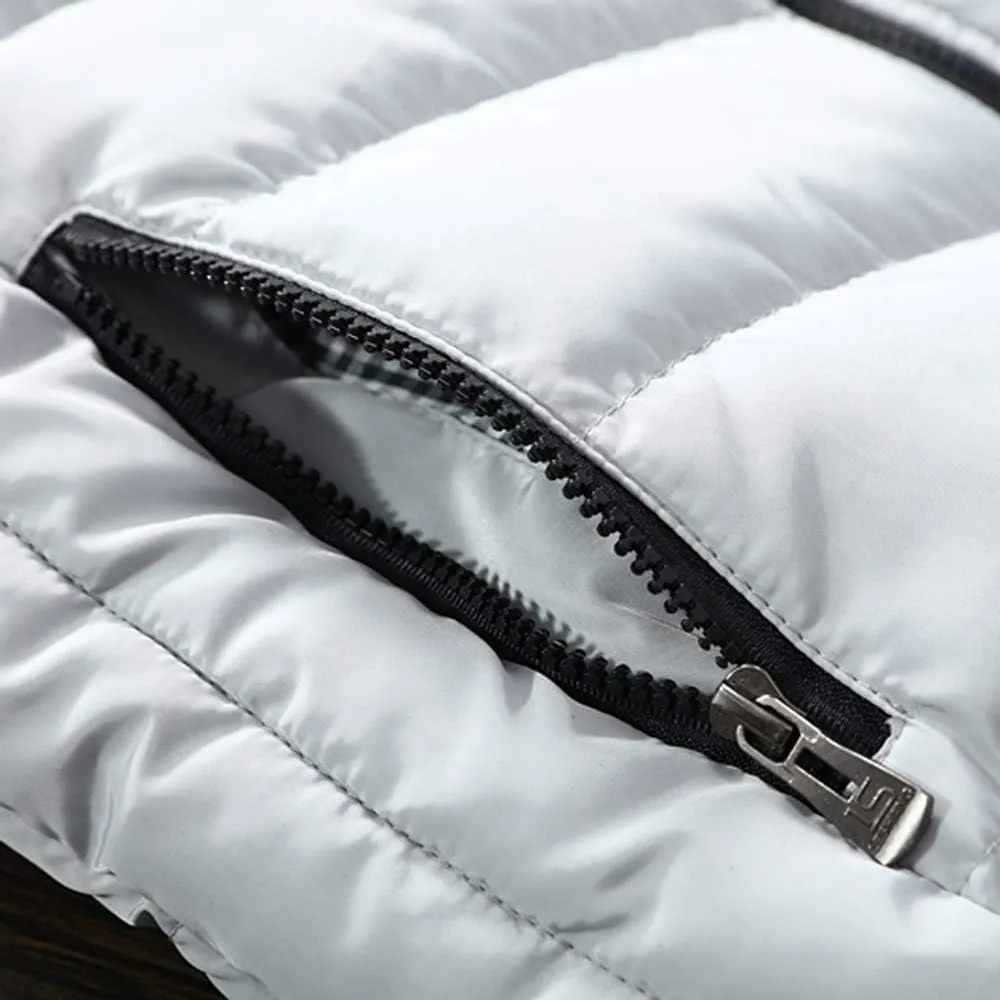 RTRDE Men's Puffer Vest Sleeveless Jacket Bubble Zipper Winter Outdoor Warm Water-Resistant Coat Vests Outerwear, S-5XL