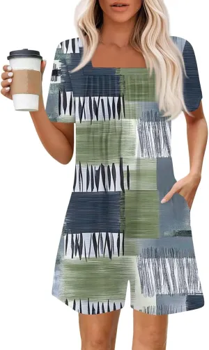Short Sleeve Summer Rompers 2025 For Women, Shorts Sexy Square Neck Ruffle Curved Jumpsuits Pleated Going Out Overalls