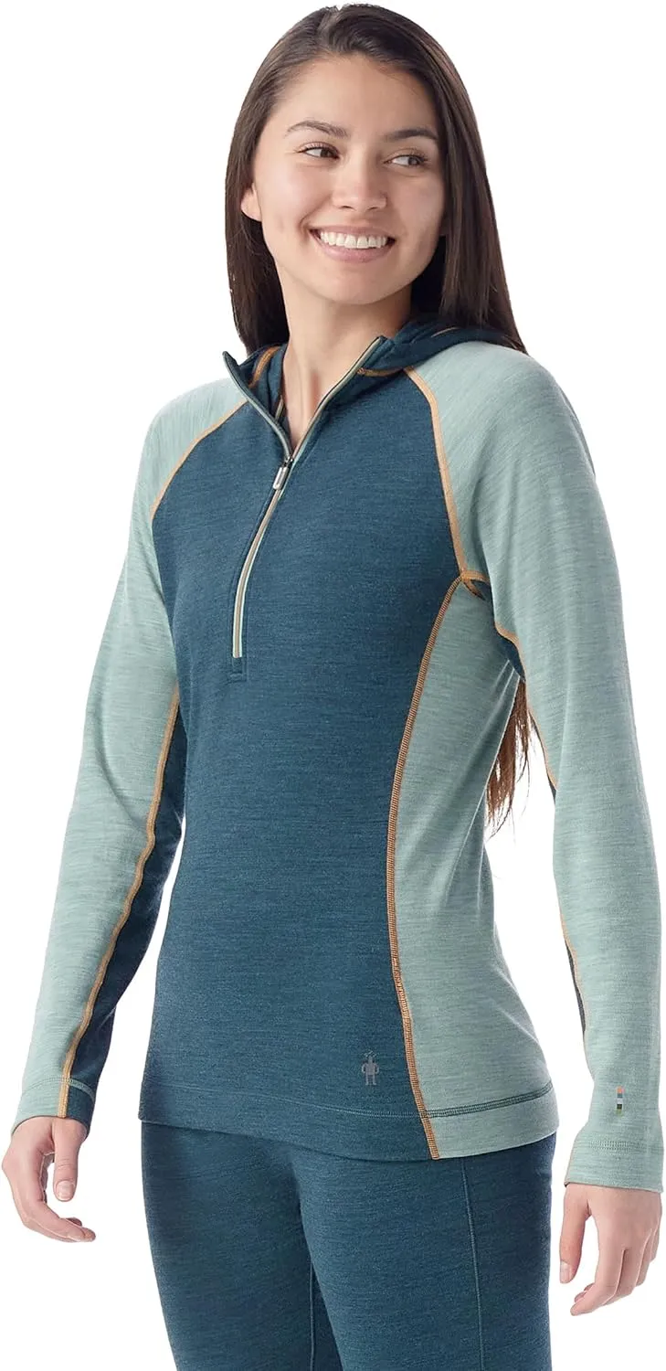 Smartwool Women's Classic Thermal Merino Base Layer 1/2 Zip Hoodie