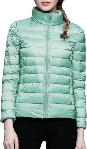 Stand Collar Women's Puffer Jackets Skimpy Long Down Coats for Women Bubble Coat Heavyweight Down Jacket Puffer Coats