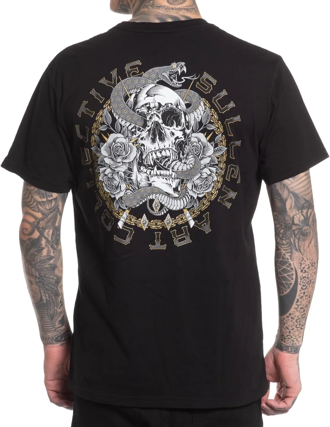 Sullen Men's Rituals Tattoo Lifestyle Graphic Premium Short Sleeve Tee Black