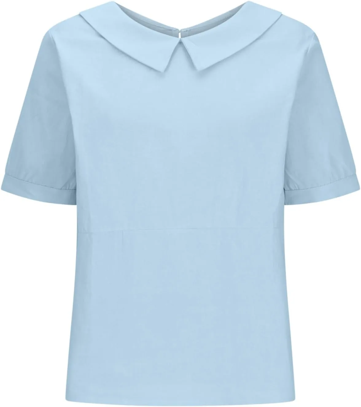 Summer Linen Shirts Women 2025 Casual Plus Size Beach Short Sleeve T Shirts Crewneck Blouses Trendy Loose Gauze Shirt