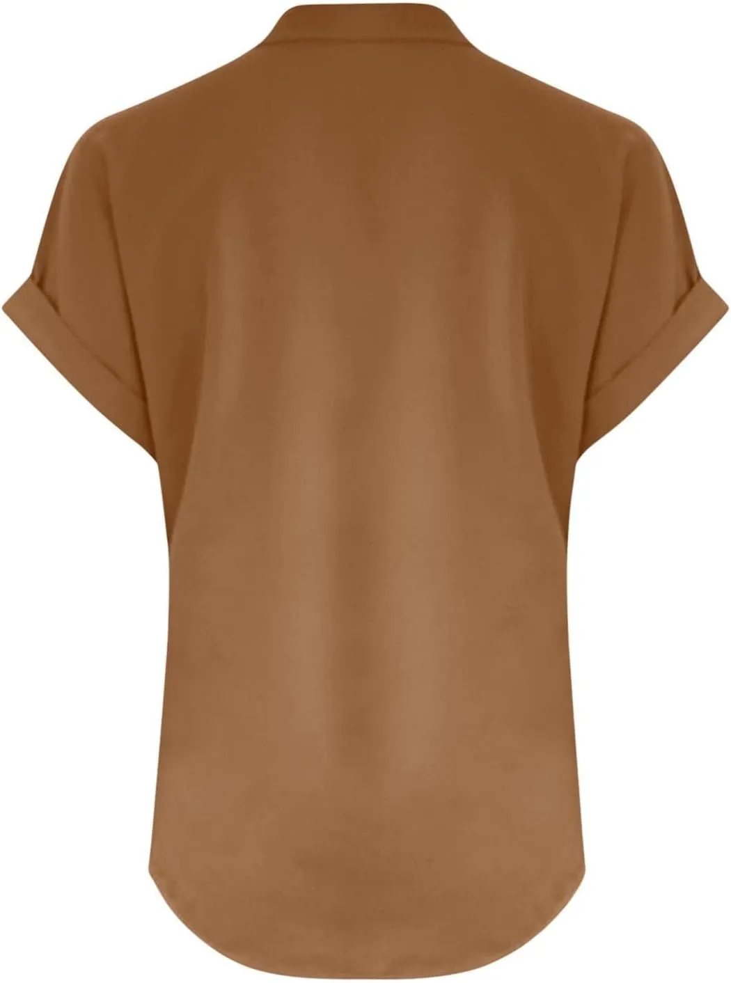 Summer Tops for Women Tunic V Neck Shirt Casual Button T Shirts 2025 Trendy Short Sleeve Cotton Linen Blouses Tees