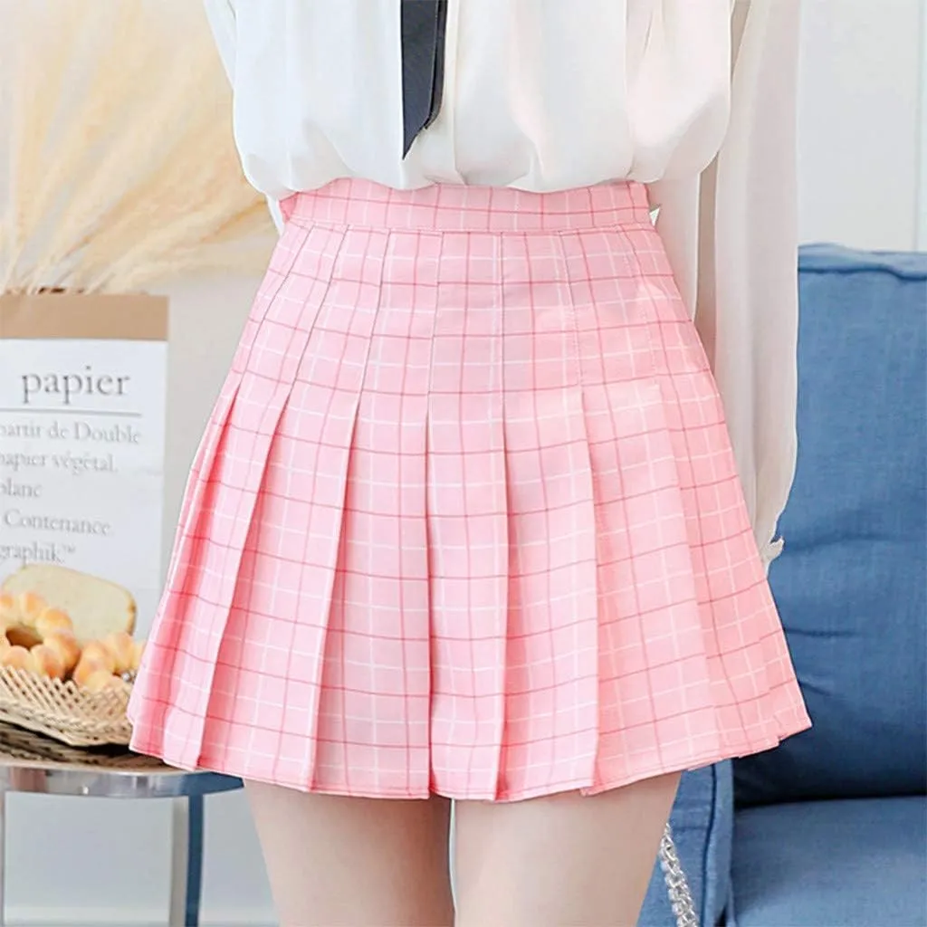 SummerDresses for Women 2023 Women's Fashion Mini Skirt High Waist Pleated Slim Women Summer Skirts Casual Tennis