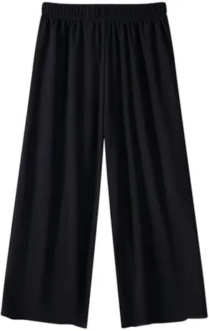 Toddler Kids Solid Color Pants Loose Casual Wide Leg Straight Trousers for Girls Boys Bottoms Wide Leg Sweatpants