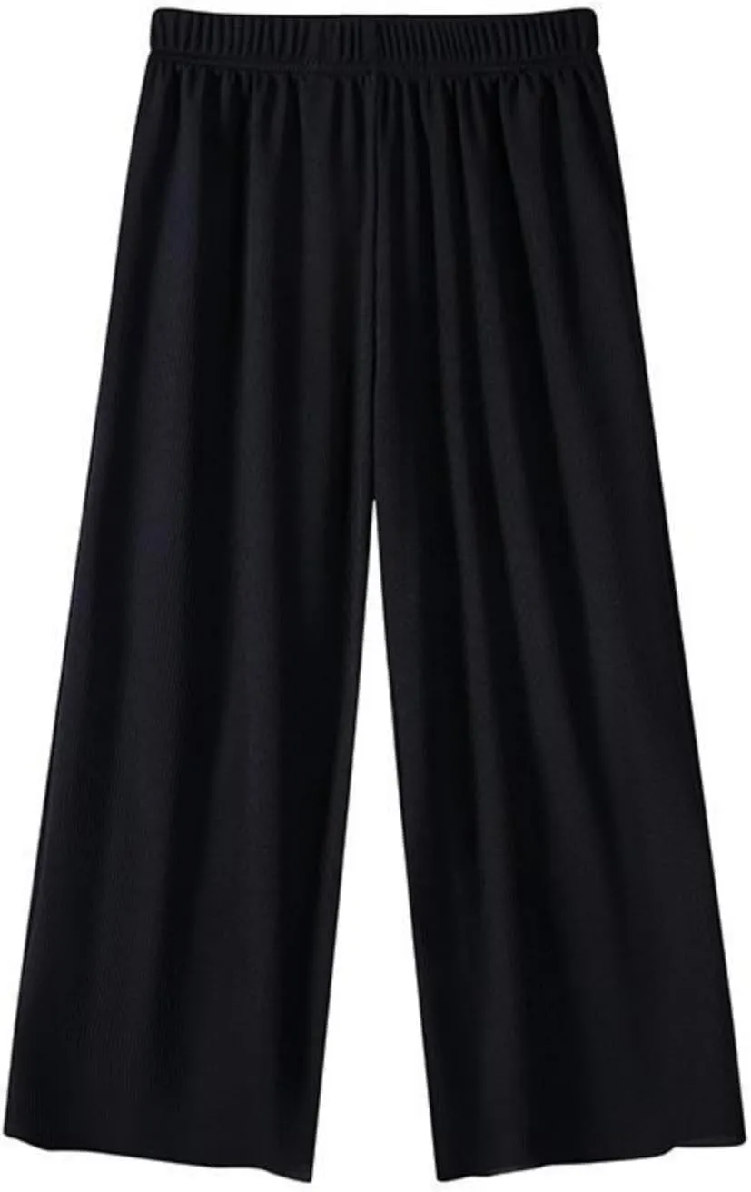 Toddler Kids Solid Color Pants Loose Casual Wide Leg Straight Trousers for Girls Boys Bottoms Wide Leg Sweatpants