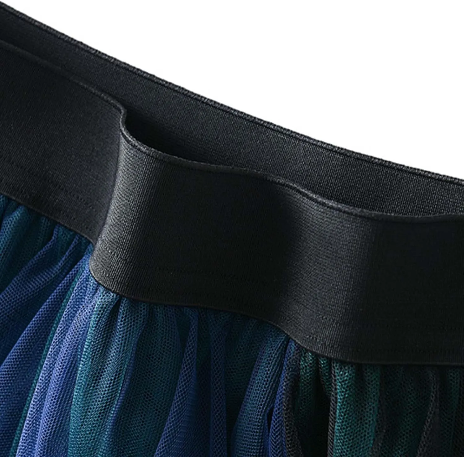 Tulle Skirts for Women 2025 Color Block Mesh Tiered Layer Flowy Maxi Skirt Summer Vacation Long Tutu Dress Clothes