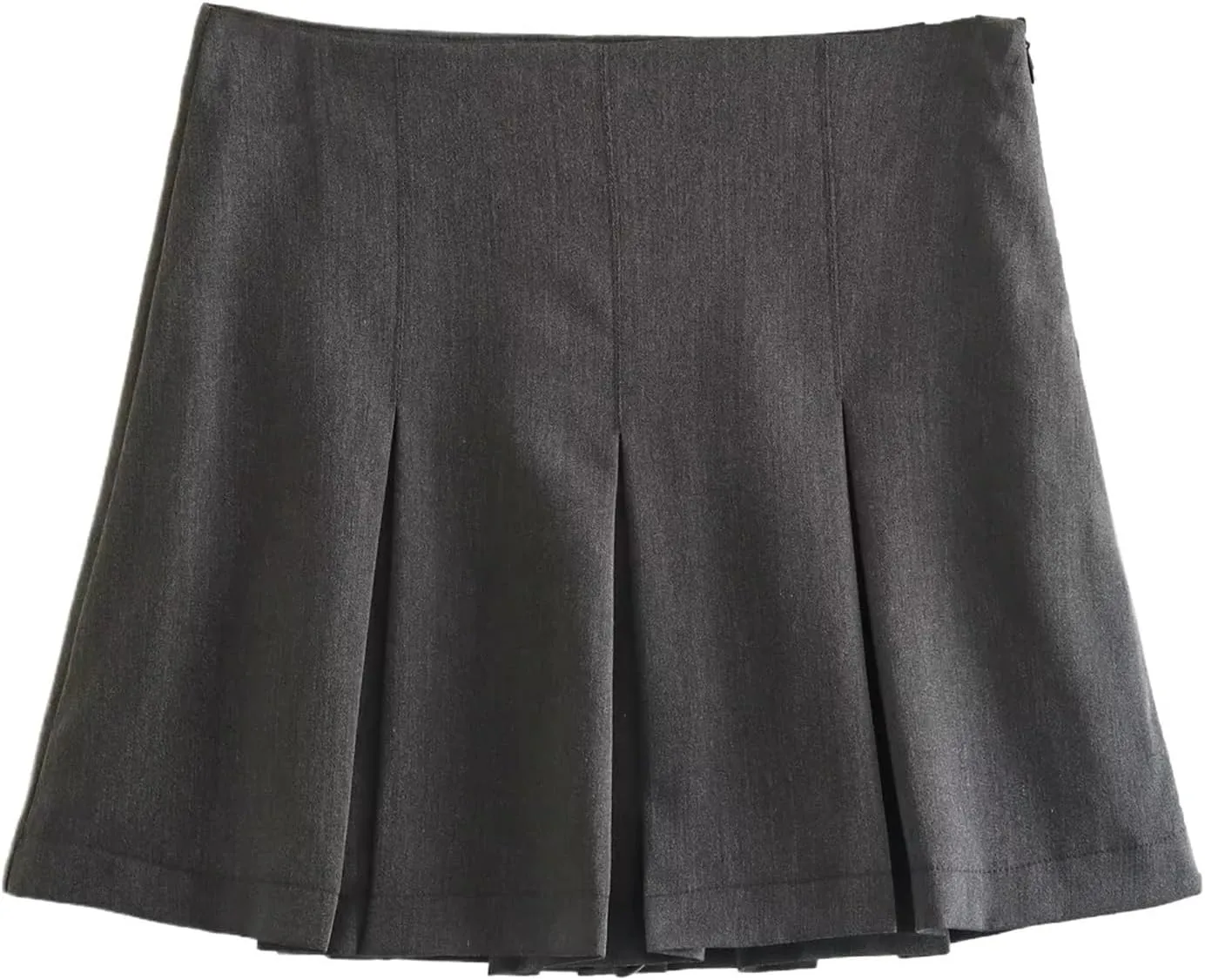 Vintage Mini Skirts Women Ruffles Pleated Shorts Skirts Female