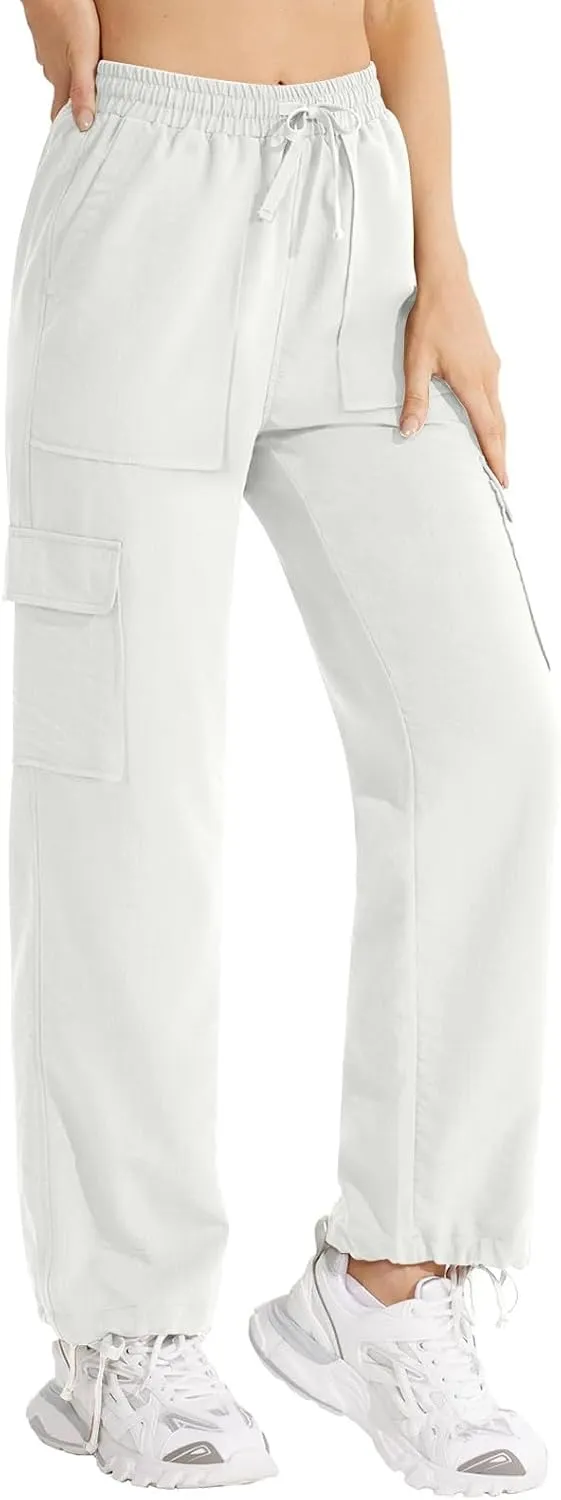 Women Baggy Sweatpants for Girls Teen high Waisted y2k Workout Joggers 2024 Cargo Pants Drawstring Bottoms Lounge