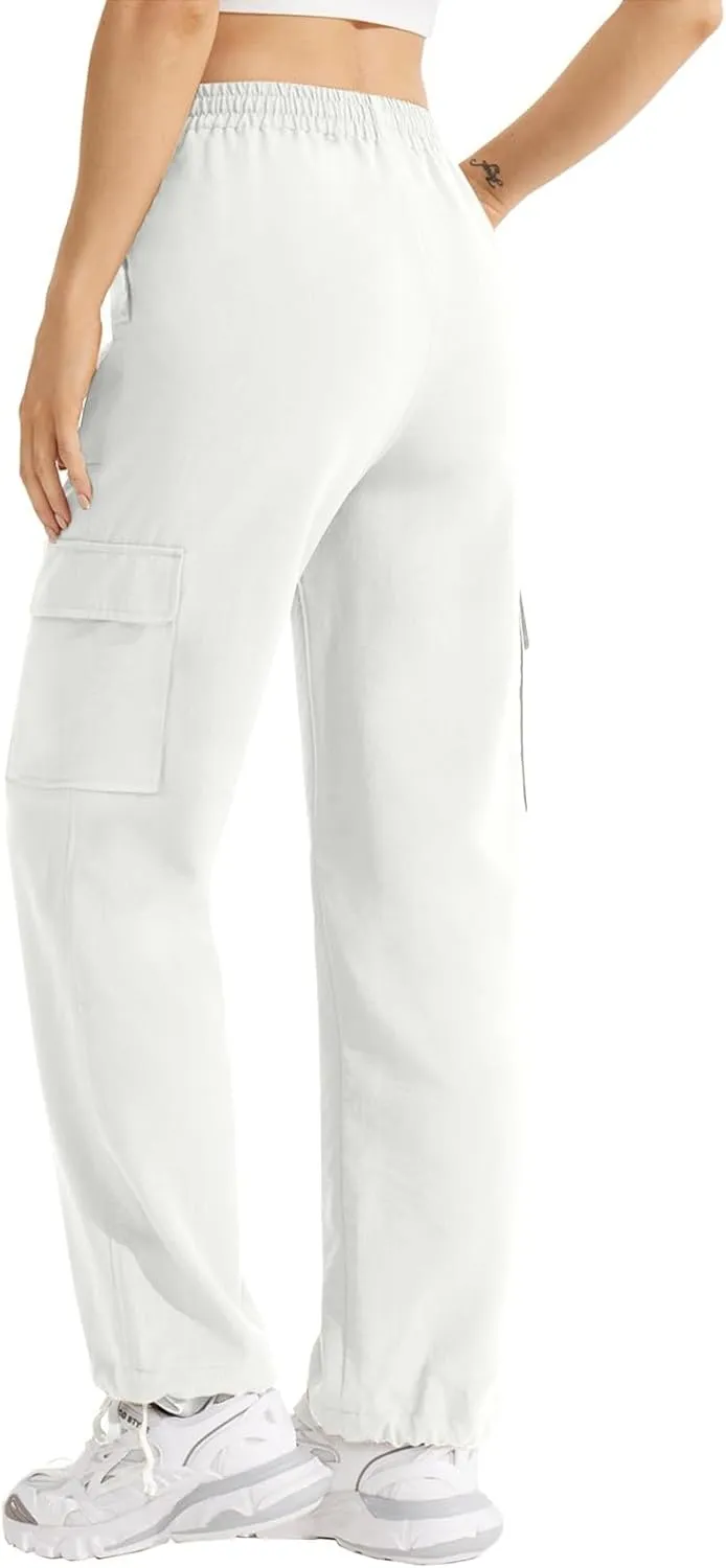 Women Baggy Sweatpants for Girls Teen high Waisted y2k Workout Joggers 2024 Cargo Pants Drawstring Bottoms Lounge