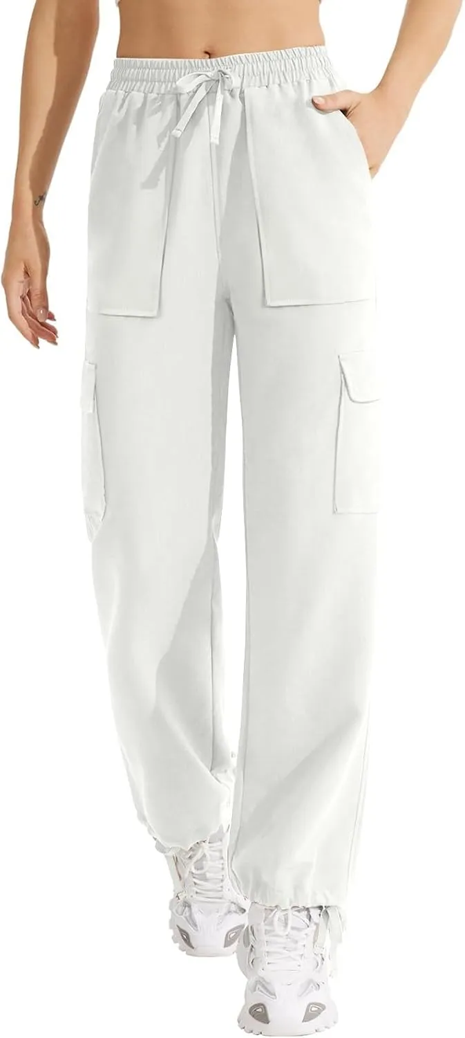 Women Baggy Sweatpants for Girls Teen high Waisted y2k Workout Joggers 2024 Cargo Pants Drawstring Bottoms Lounge