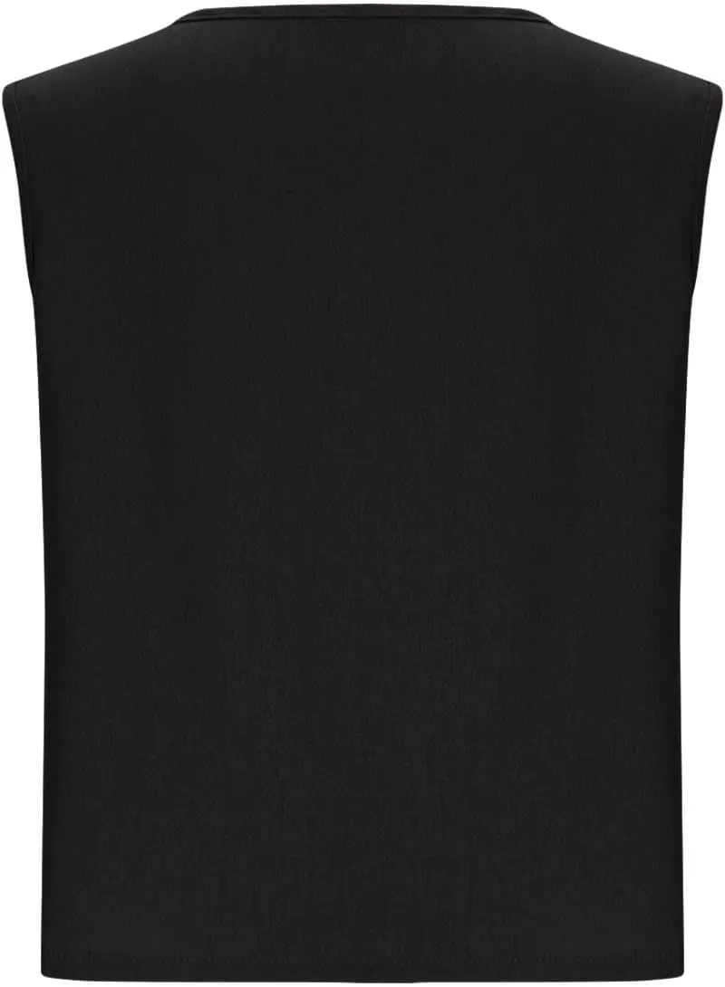 Women Cotton Linen Tank Tops Crew Neck Solid Sleeveless Shirt Loose Vest 2025 Casual Beach Tees Spring Summer Clothes