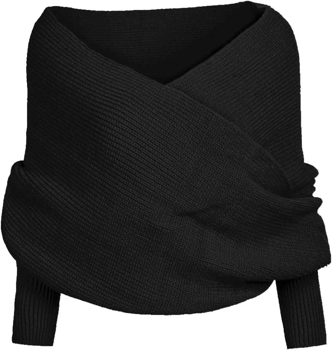 Women Elegant Knitted Shawls and Wraps Open Front Poncho Cape Oversized Cardigan Sweater Scarf Coat Holiday Gifts