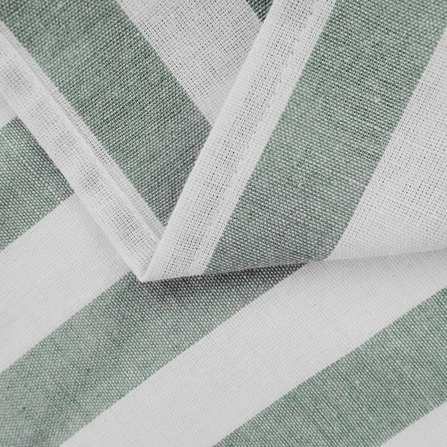 Women's Button Down Cotton Linen Shirts 2025 Summer Casual Plus Size Short Sleeve Gauze Tops Trendy Striped Blouses