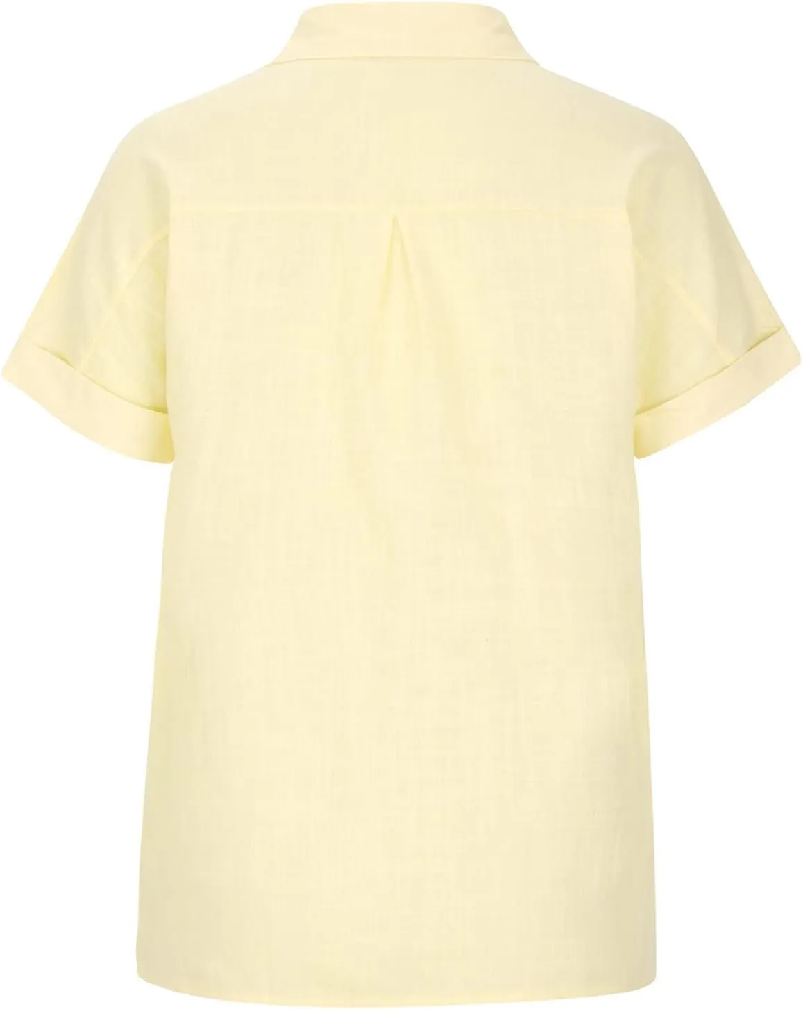 Womens Linen Shirts Summer V Neck Button Down Blouses Casual Short Sleeve Roll up Tops Basic Collared Work Shirts