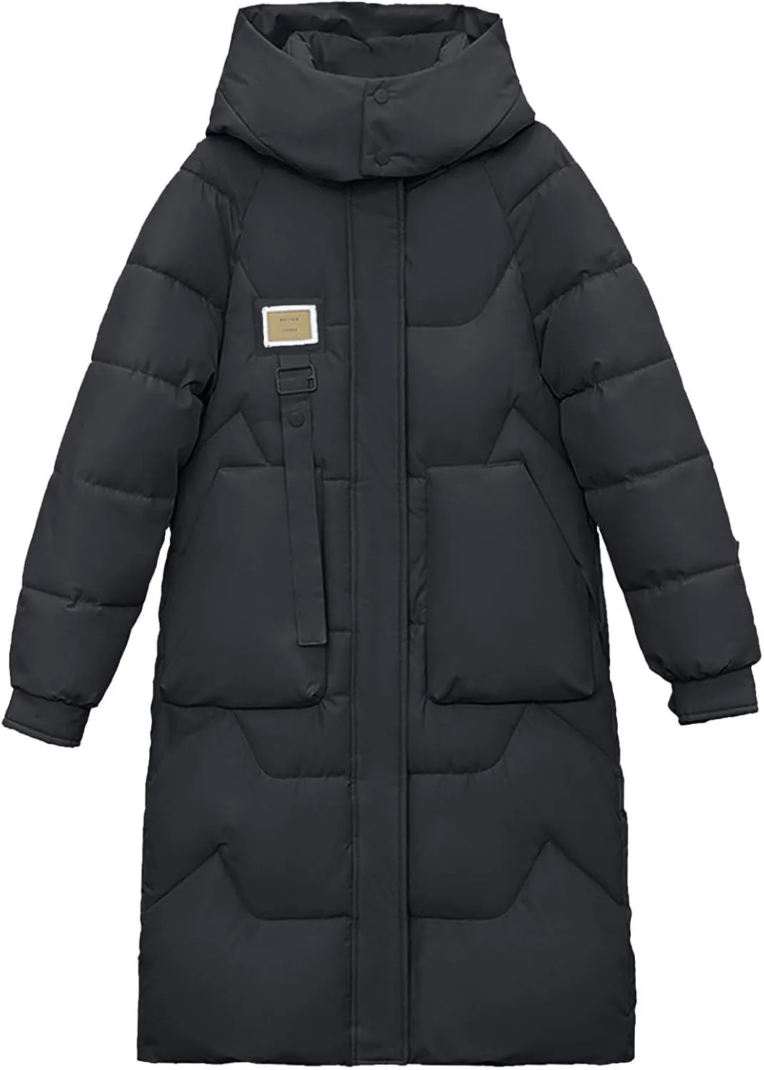 Women's Long Winter Coat with Hood Warm Long Parka Thicken Puffer Jacket Outerwear Down Coat Windproof Snow Coats