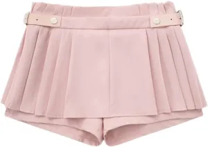Women's Low Waist Mini Pleated Skirt Short Tennis Skirt Bottoms A Line Pink Women's Dress
