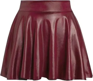 Womens Matte Pleated Carnival Short Skirt Skirts Trendy Mardi Gras Party Elegant Tutu Skirt Summer Skirts Cute Skirts
