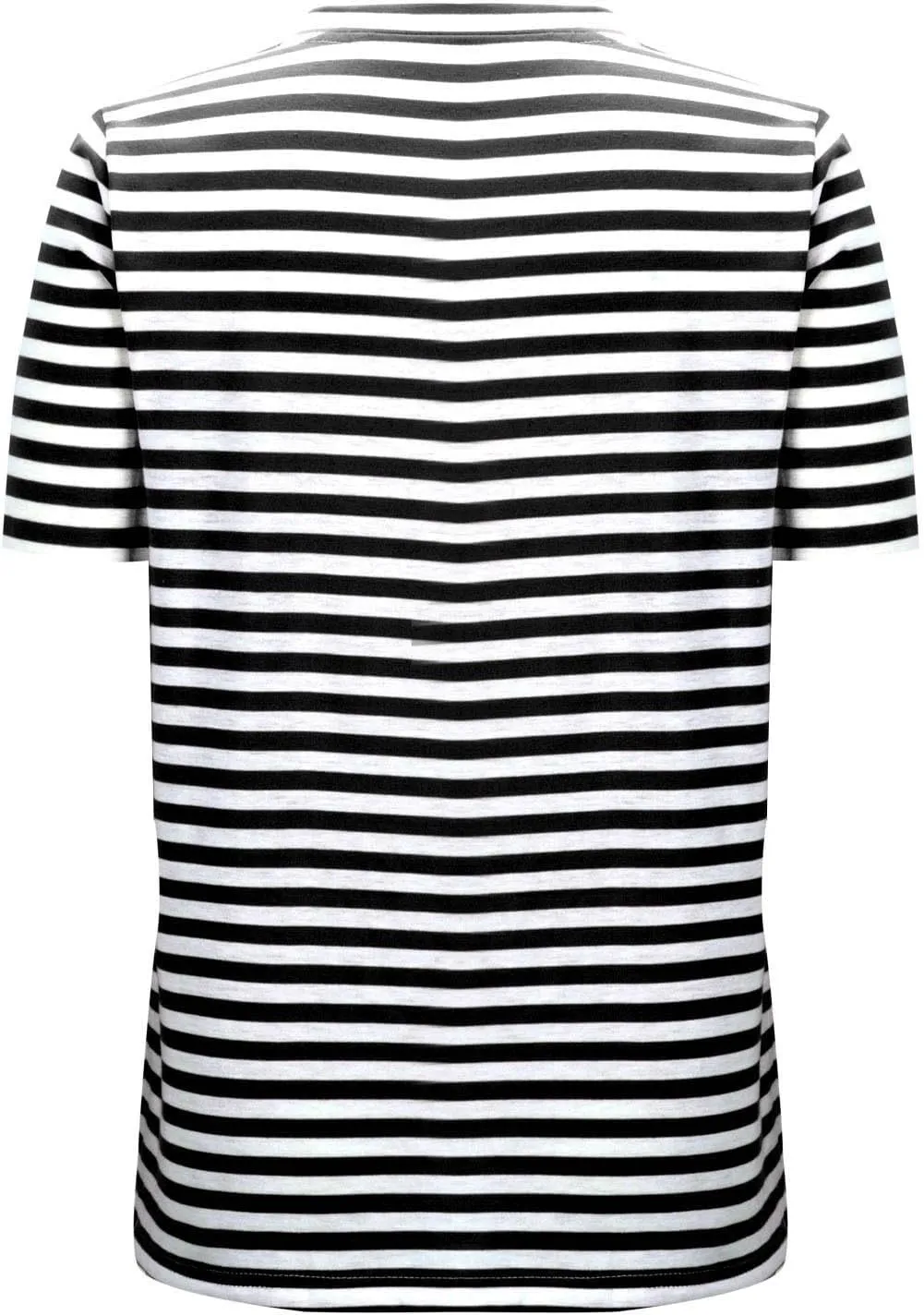 Women's Oversized T Shirts Short Puff Sleeve Striped Crewneck Summer Tops Casual Loose Basic Tee Shirts 2025 Trendy Clothes