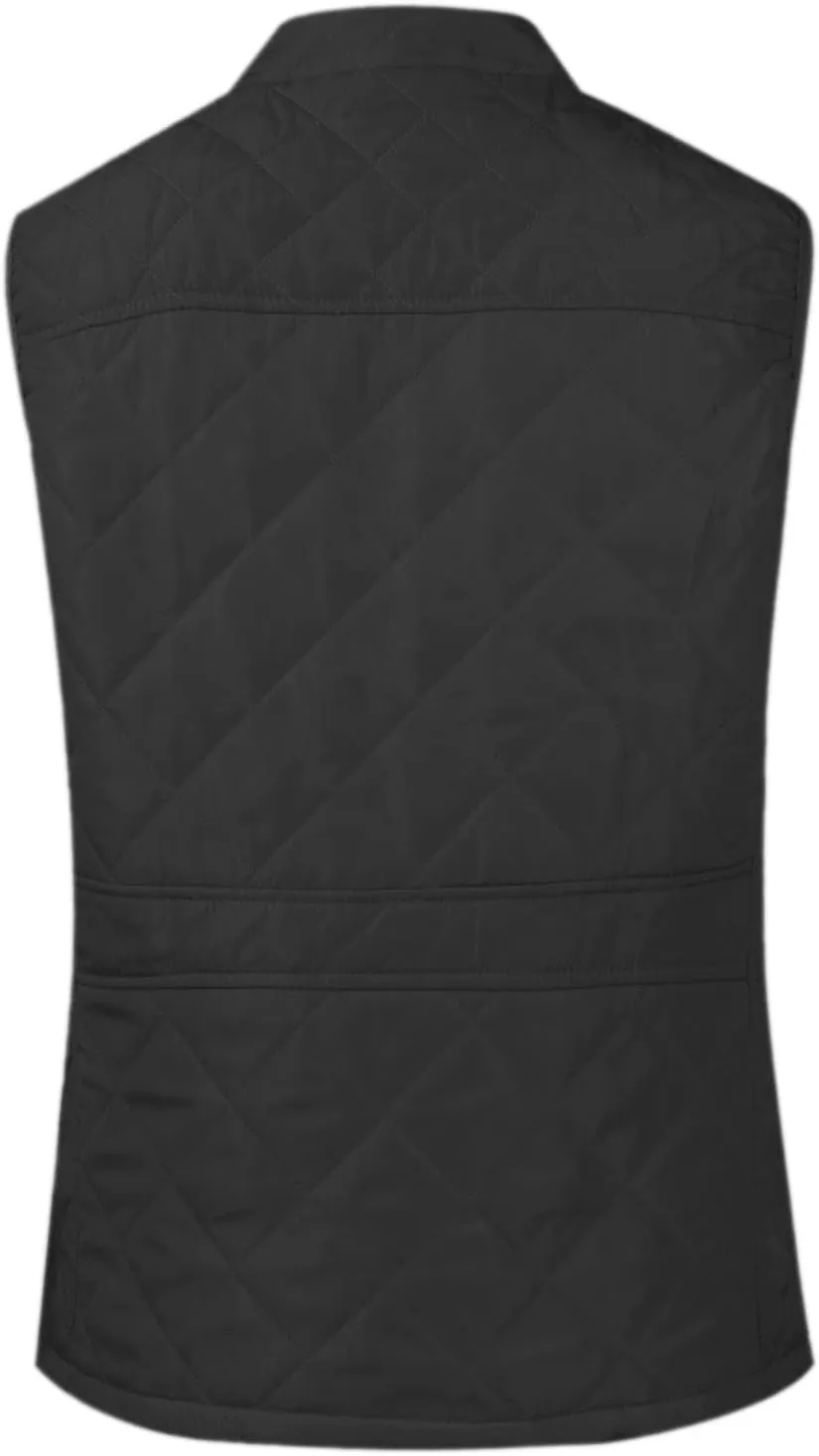 Women's Quilted Vest Stand Collar Lightweight Zip Padded Puffer Stand Collar Sleeveless Winter Warm Outerwear Jackets