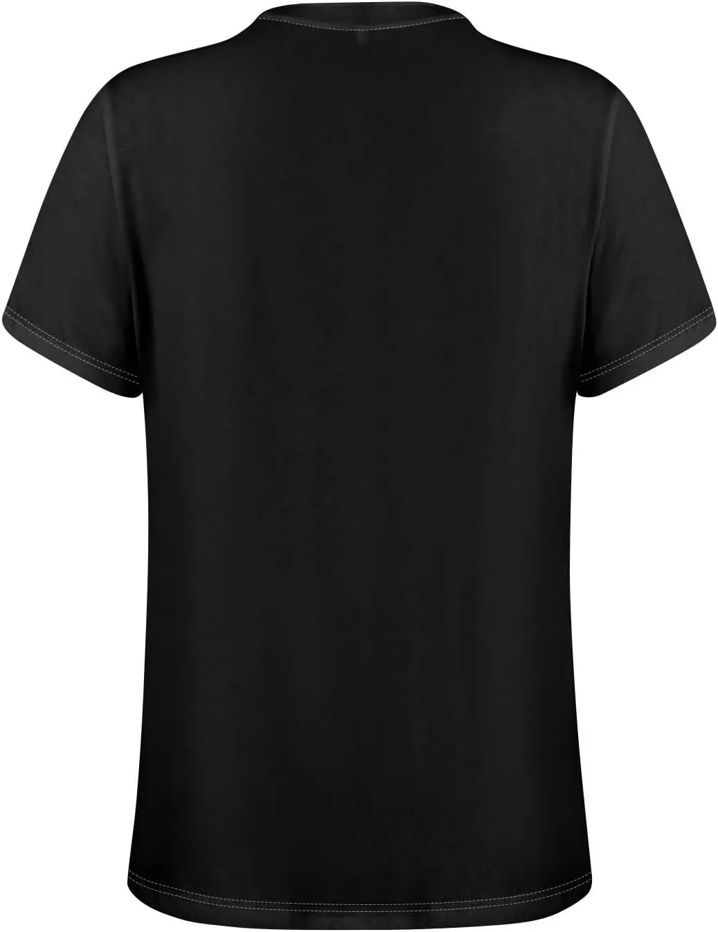 Womens Short Sleeve Henley Shirts Summer Womens Blouses Dressy Casual Pleated V Neck Curved Hem Tunic With Leggings