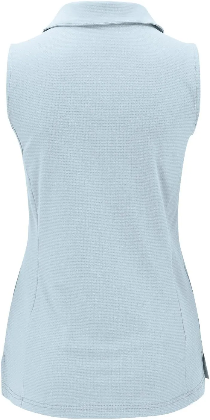 Womens Sports Tank Tops Lapel Collar Button Down Sleeveless Tennis Tops Summer Outdoor Workout Lightweight Yoga Vest